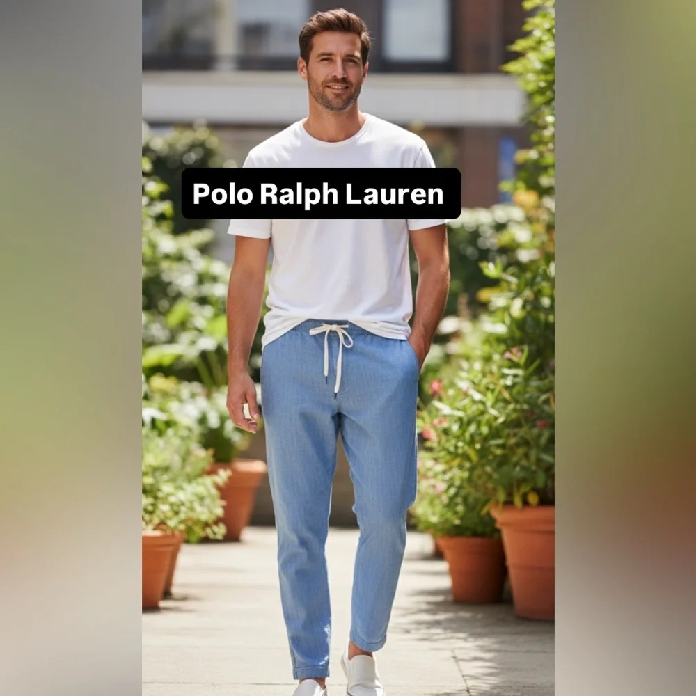 Ralph Lauren Sky Blue Men's Jeans size S  Classic fit 100% cotton